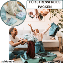 Lade das Bild in den Galerie-Viewer, Easy Travel Packwürfel-Set -für stressfreies Packen (20% Rabatt)
